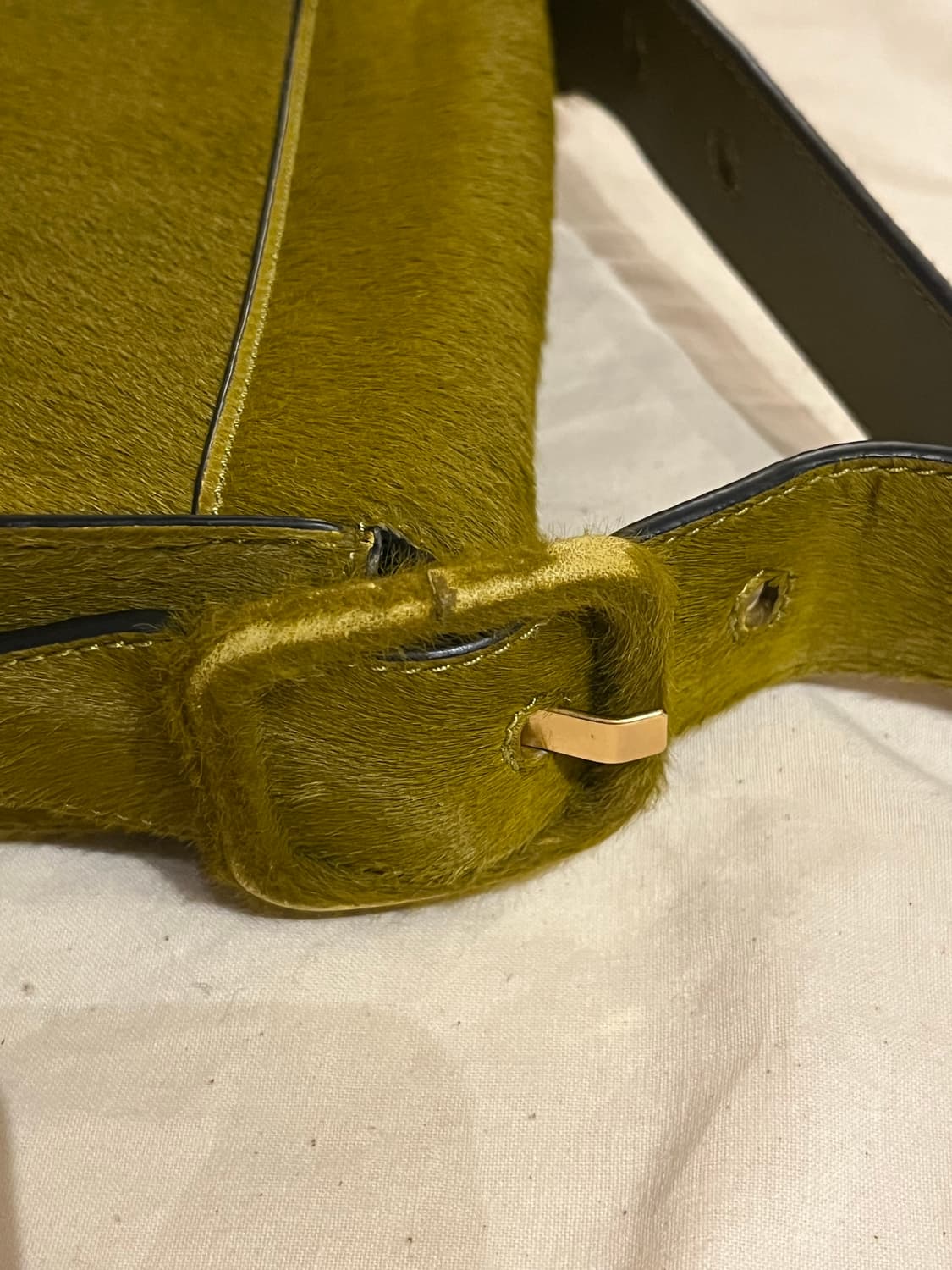 TORY BURCH 올리브색 송치가죽 숄더백 상품이미지7