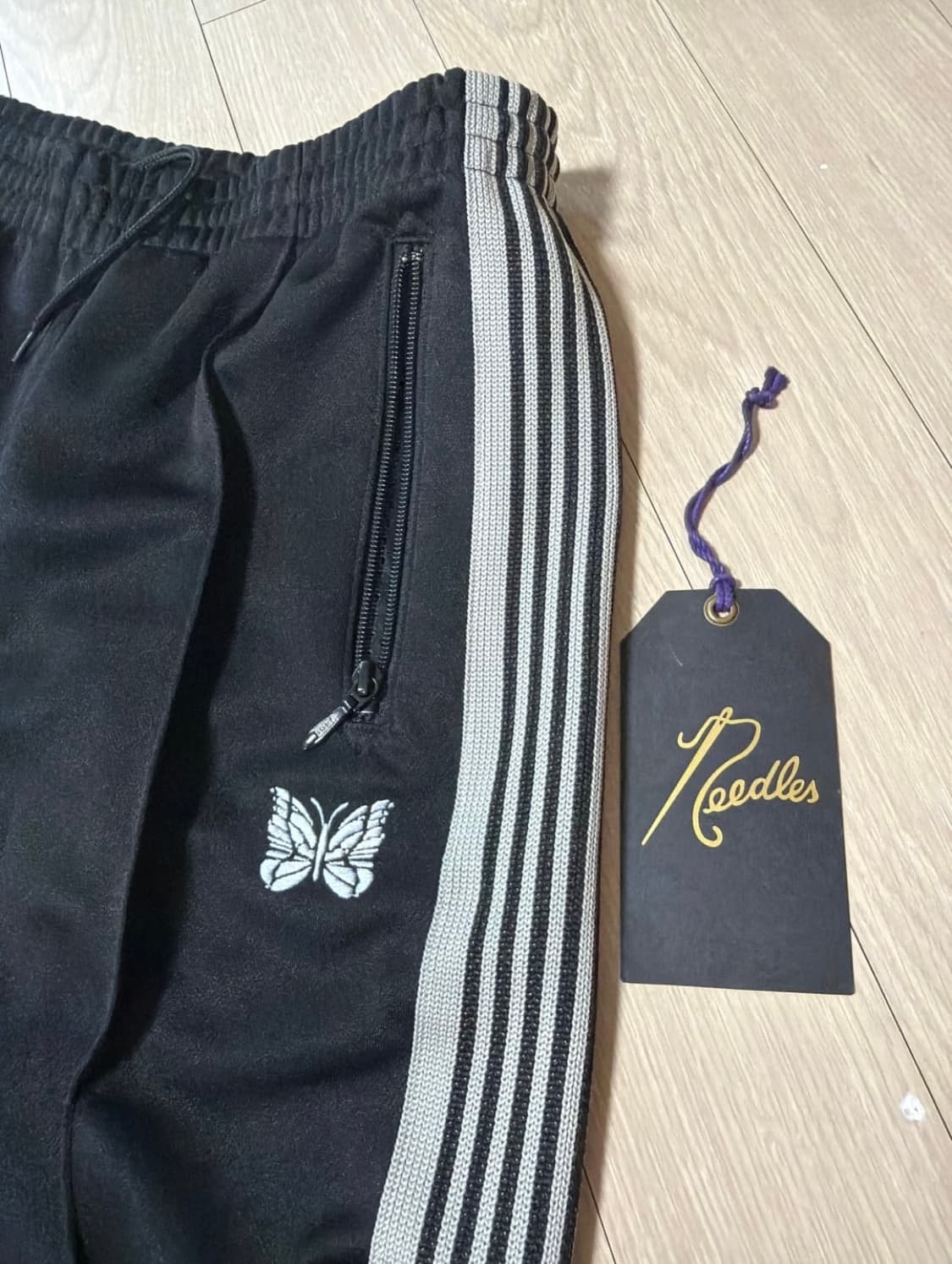 니들스 트랙팬츠 검회 S 스트레이트 핏 상품이미지5