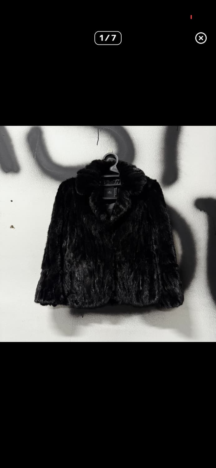 *판매중단예정/리얼 밍크 퍼자켓 블랙 상품이미지1