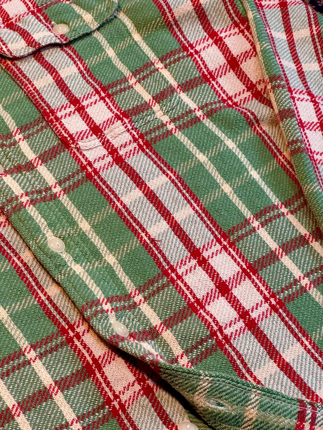 더블알엘 플란넬 텍스쳐 워크셔츠 상품이미지6