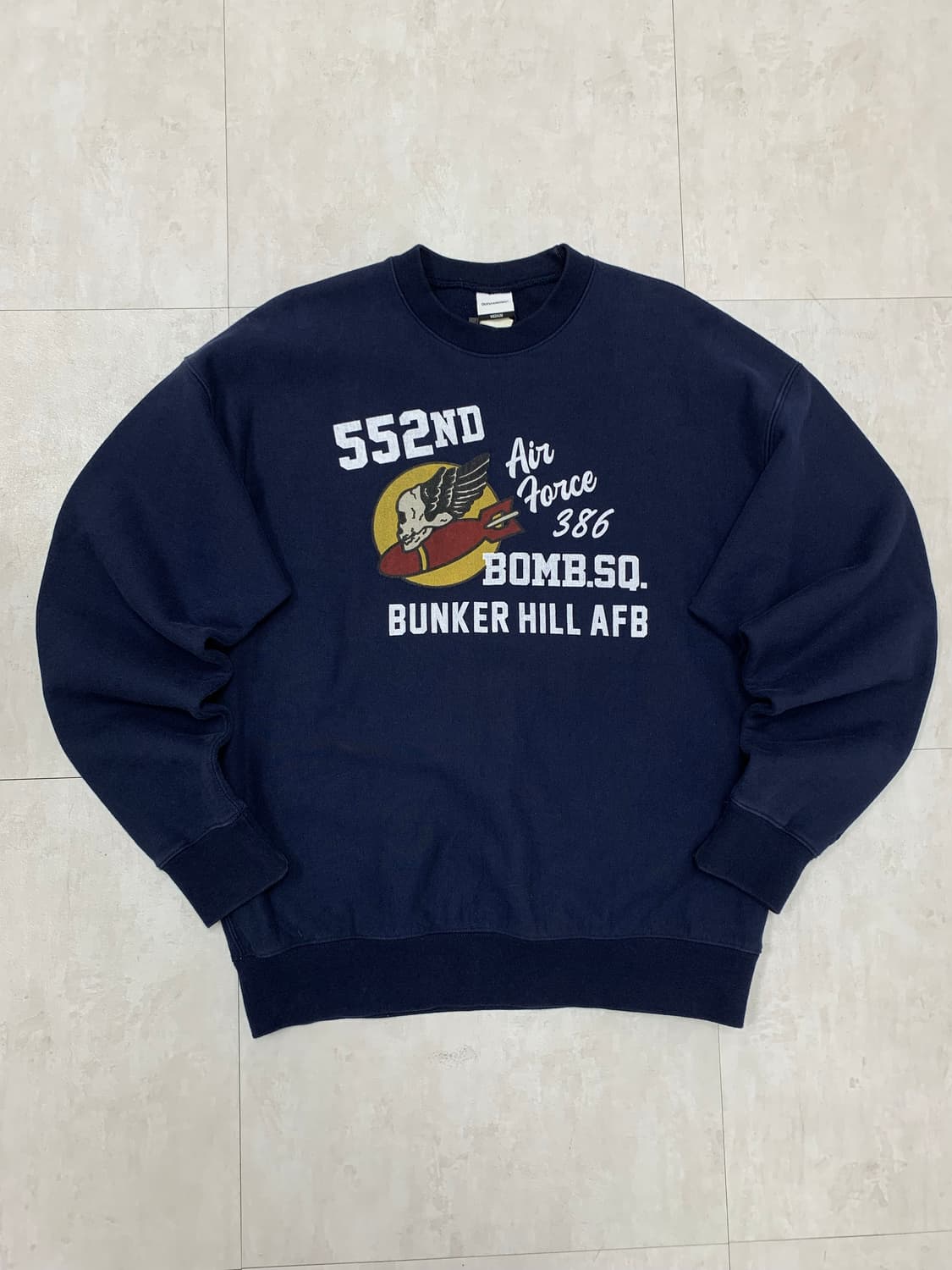 outstanding 네이비 맨투맨 #713 상품이미지1