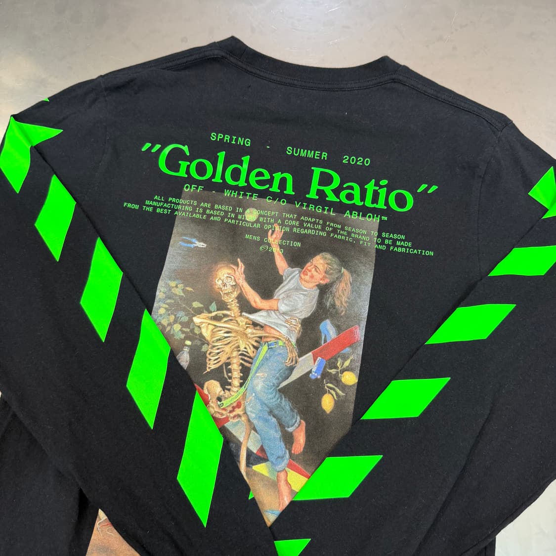 [리오브] 오프화이트 골든라티오 파스칼 롱슬리브 상품이미지3