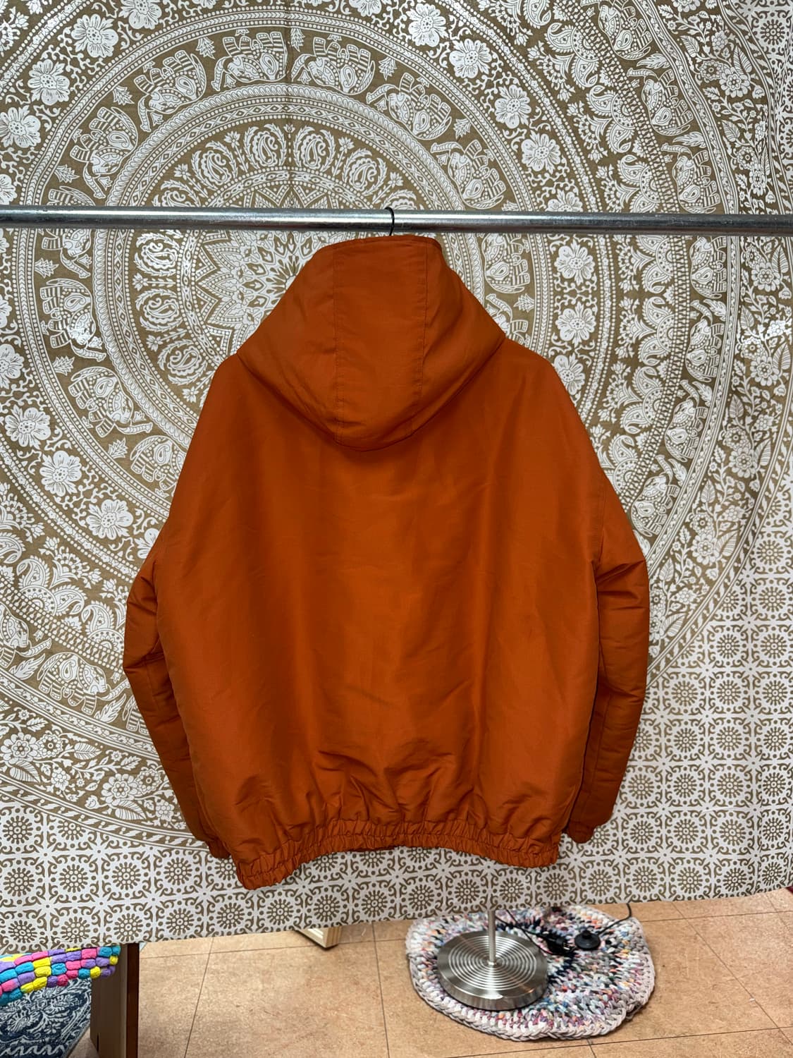 빈티지 오렌지 포켓 패딩 점퍼 상품이미지6