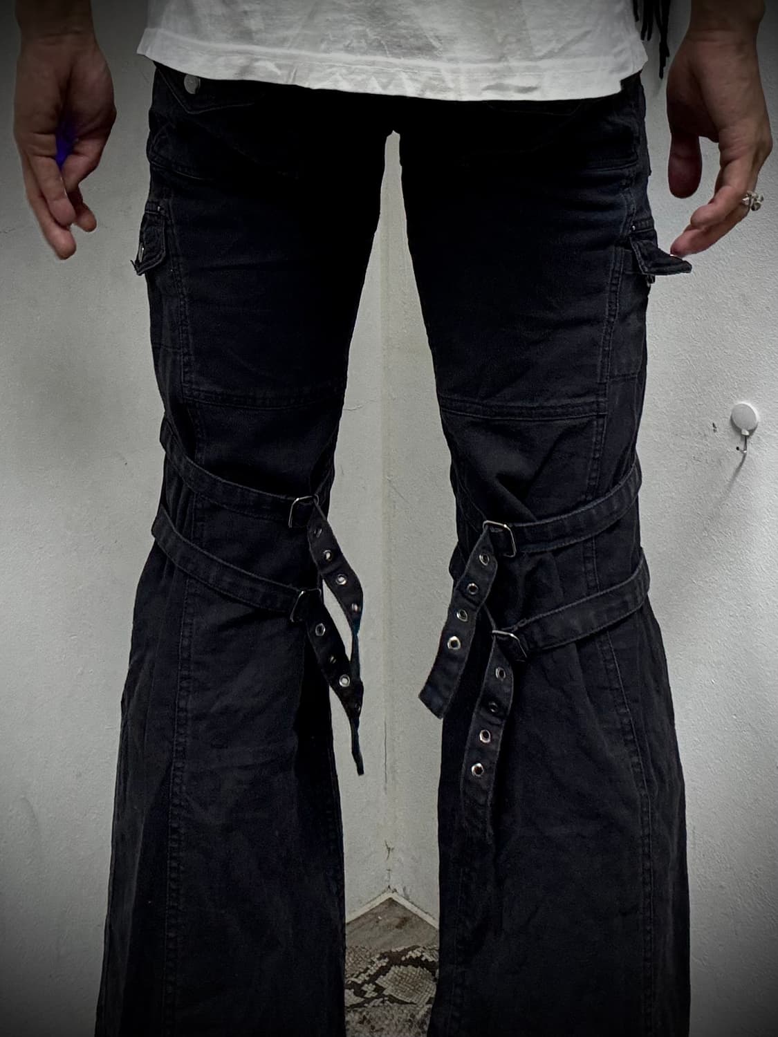 00’s Bondage Detail Flared Low rise Pant 상품이미지10