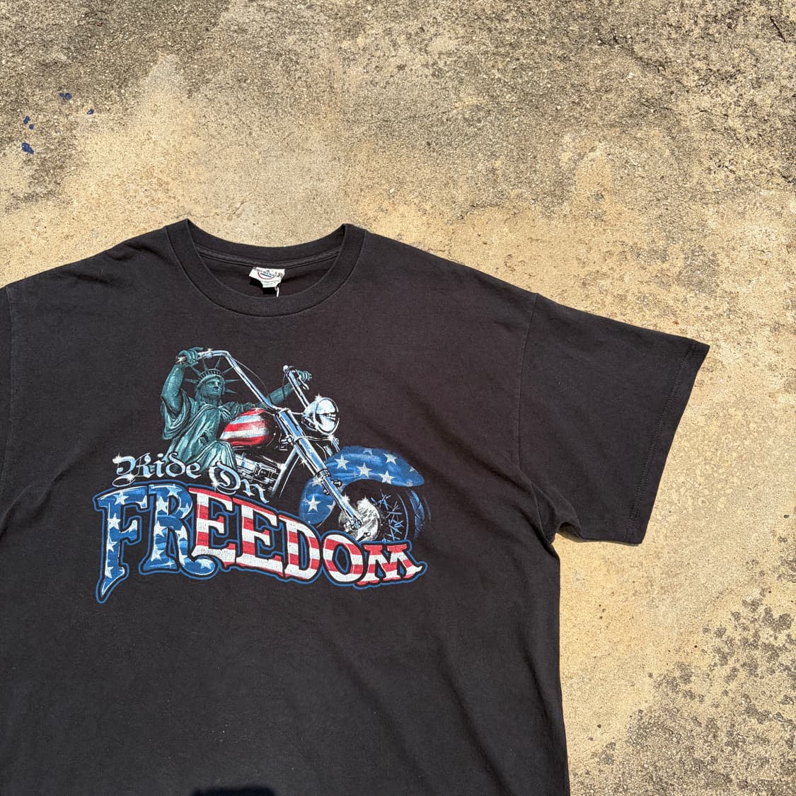 델타 Ride On Freedom 빈티지 반팔티 XL 상품이미지2