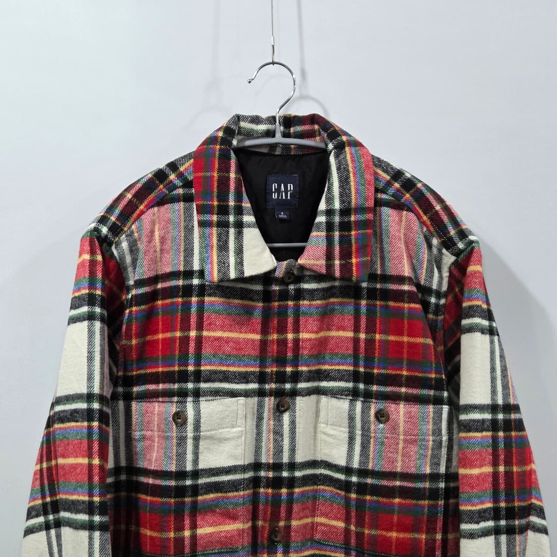 갭 체크 셔츠자켓 S 상품이미지2