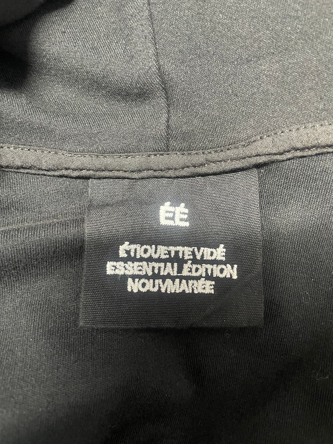 누마레 EE 후드집업 블랙 M 25FW 상품이미지4