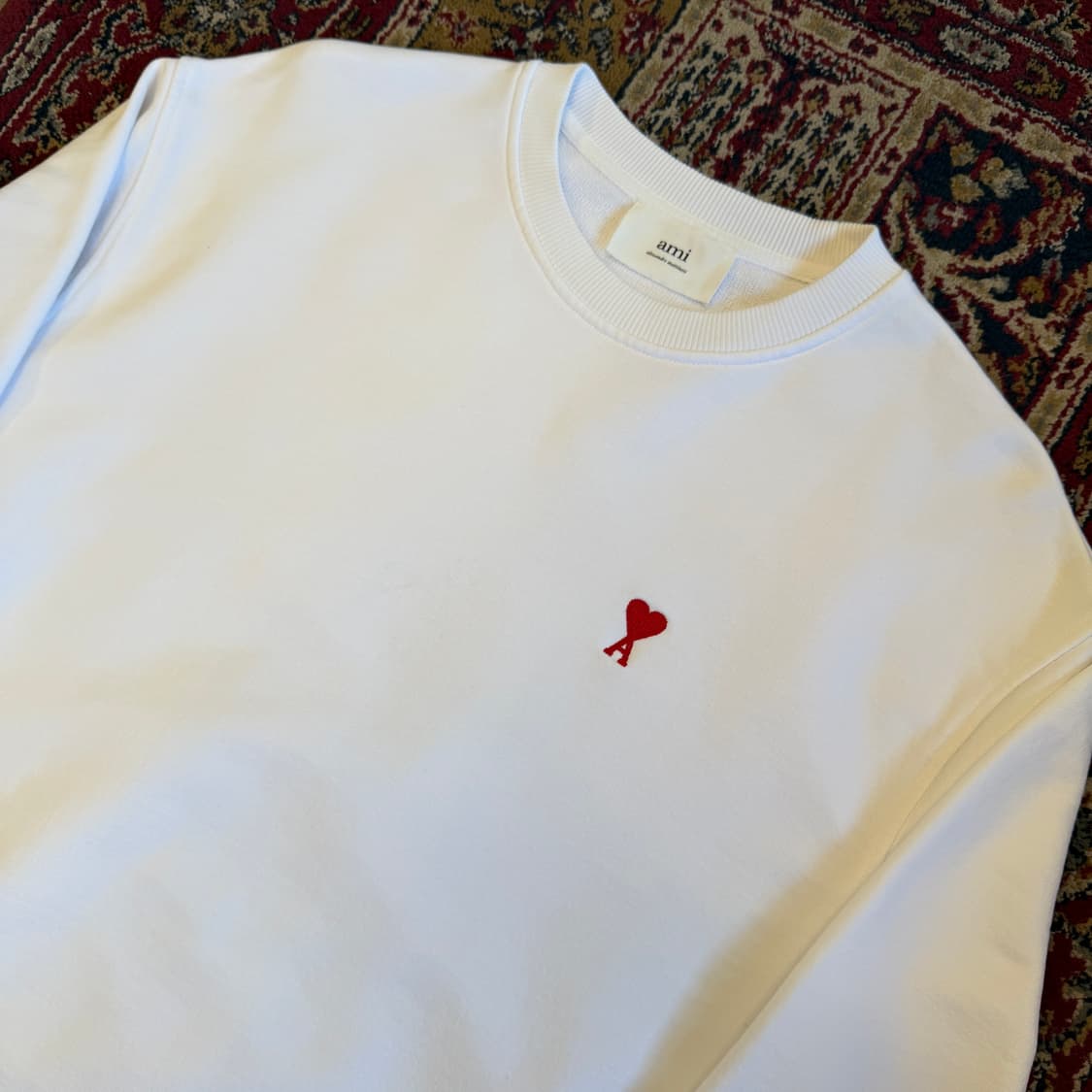 아미 스몰 하트 로고 스웻셔츠 맨투맨 [ 105 ] 상품이미지2