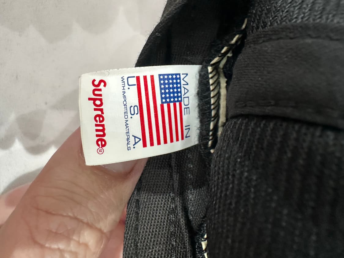 슈프림 S로고 블랙 볼캡 울 상품이미지6