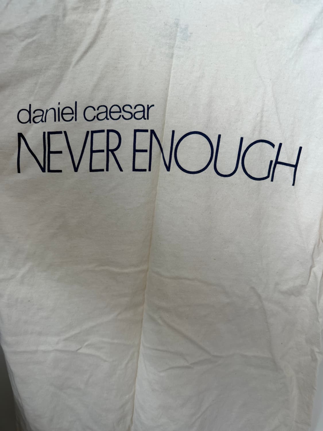 Daniel caesar 다니엘 시저 NeverEnough T shirt 상품이미지5