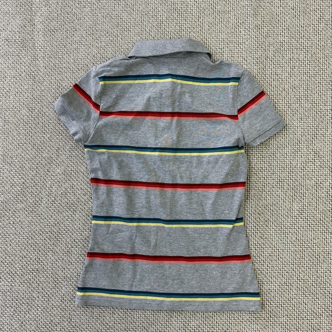 36 라코스테 스트라이프 코튼 피케 반팔 0409D 상품이미지4