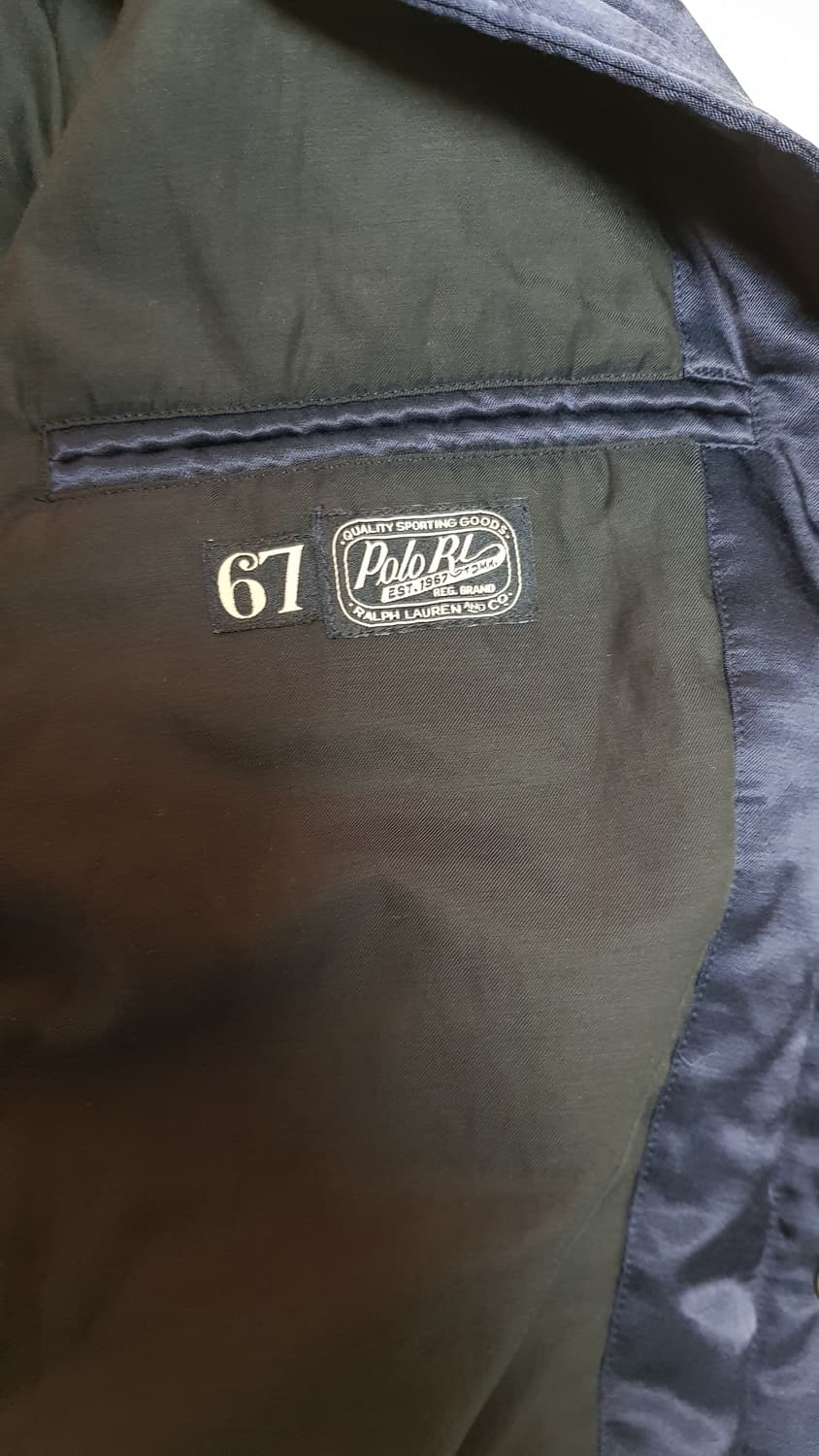 [새상품/L] 폴로 뉴욕 새틴 바시티 자켓 팝니다. 상품이미지5