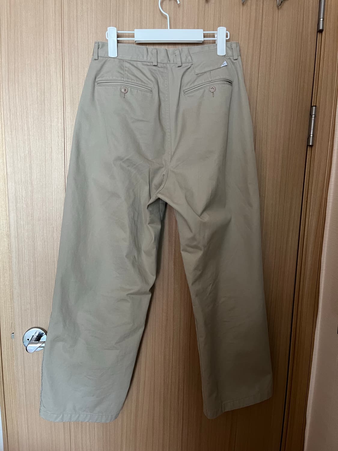 [1] 이얼즈어고 재패니즈 티피코 코튼 팬츠 오이스터 상품이미지3