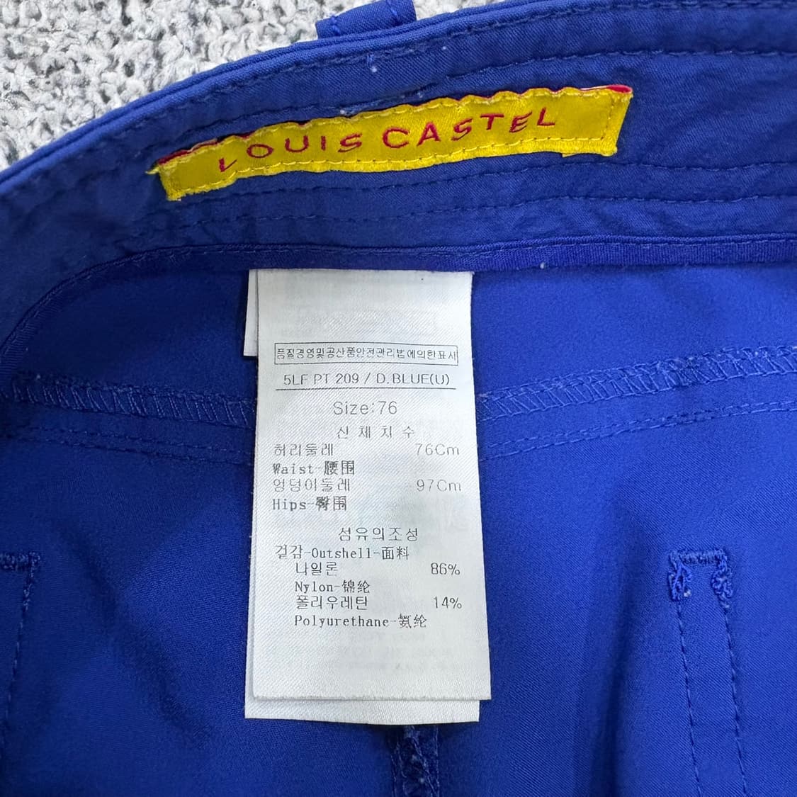76 루이까스텔 골프 바지 (밑단수선) 0323J 상품이미지6