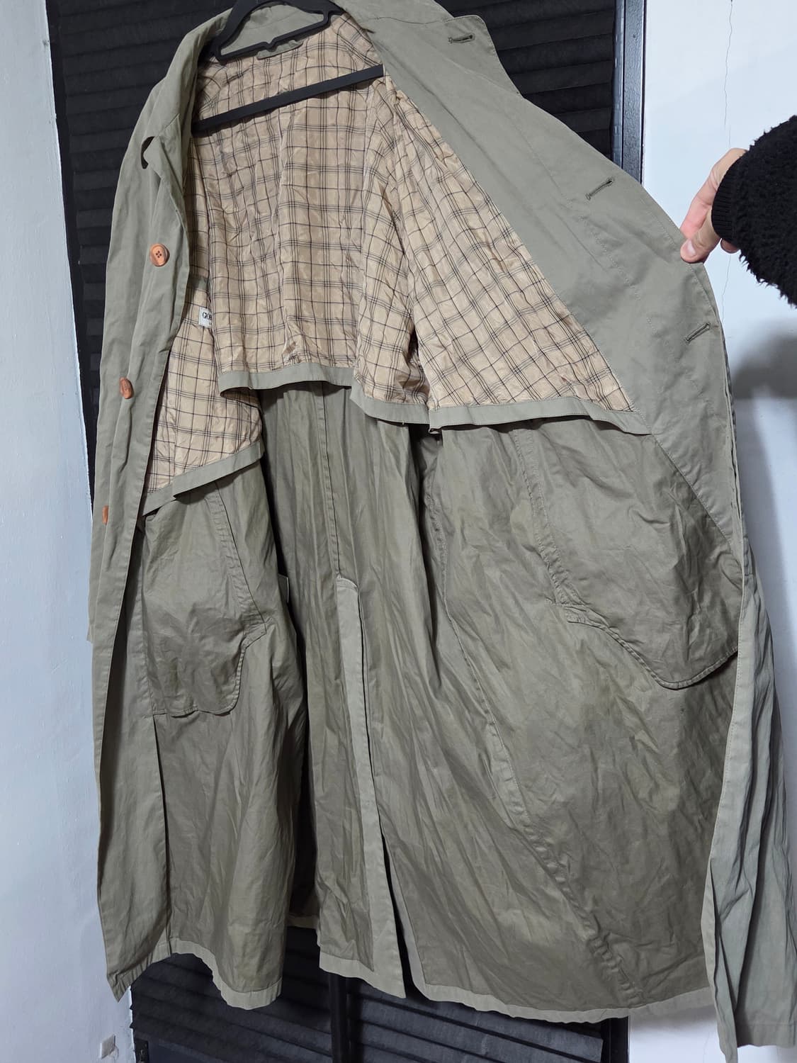 (정품) [조르지오 아르마니] 르 꼴레지오니 트렌치 코트 판매합니다. 상품이미지5