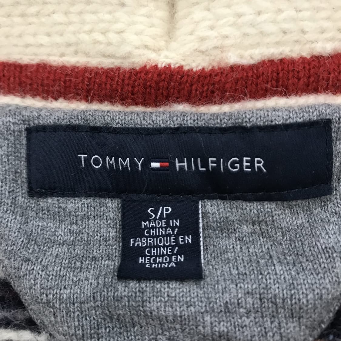 타미힐피거 빈티지 코위찬 니트집업 [S] 상품이미지4