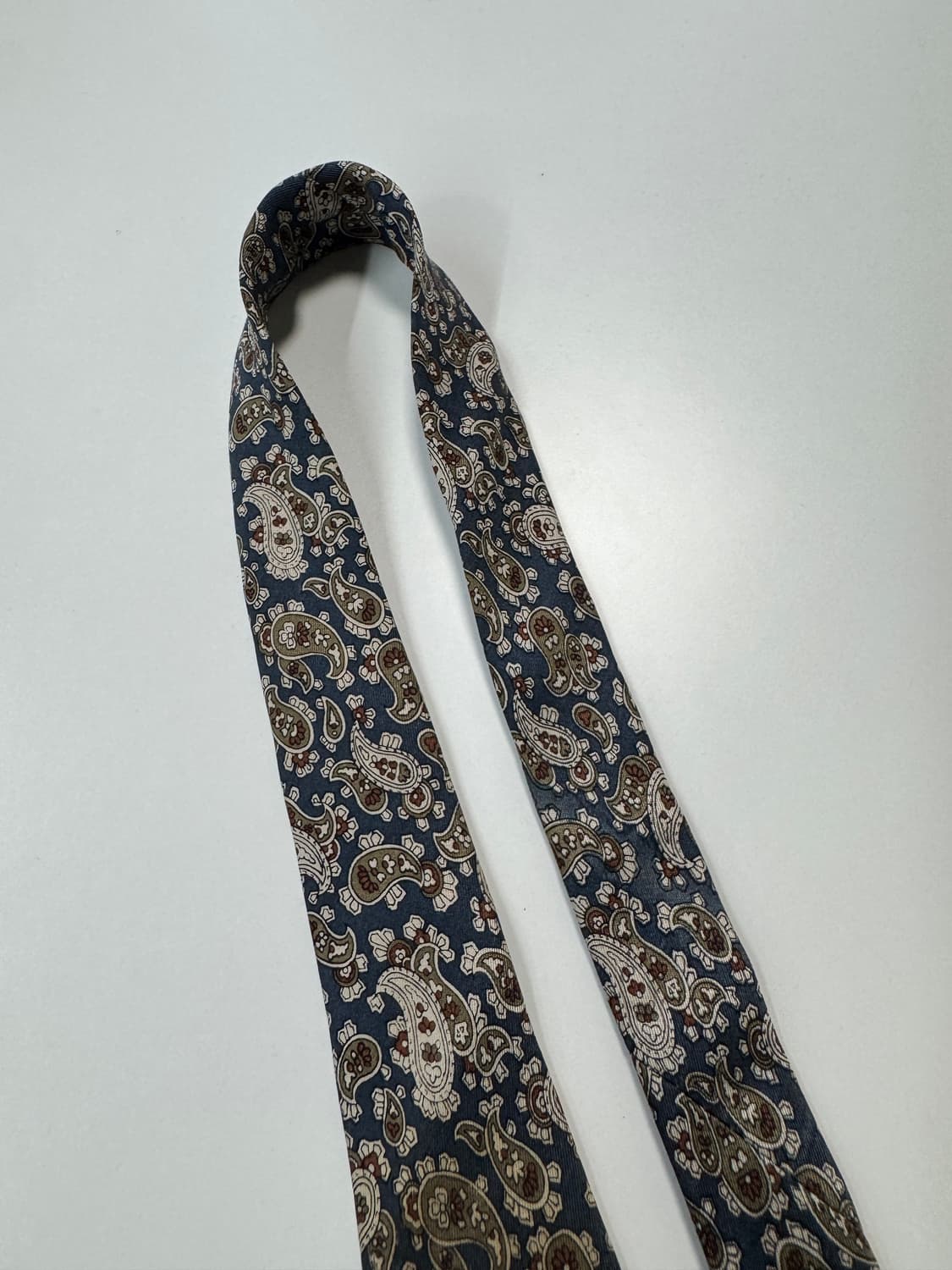 페이즐리 패턴 실크 넥타이 8.7cm 상품이미지7