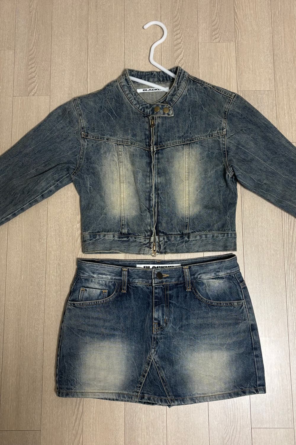 블랙업 클레븐 데님 세트 상품이미지3