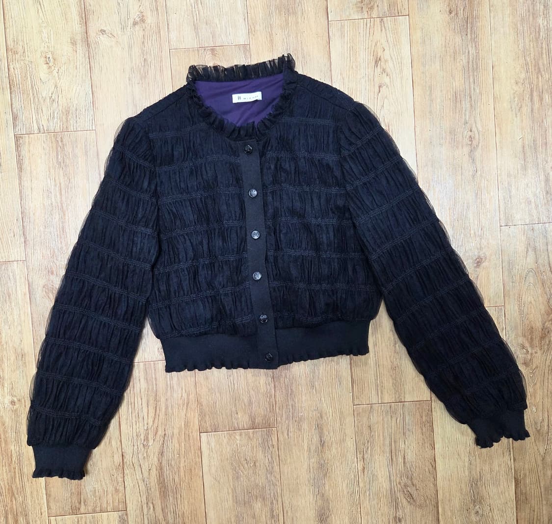 잇미샤(it michaa) 니트블록 레이스블라우스 55 상품이미지4