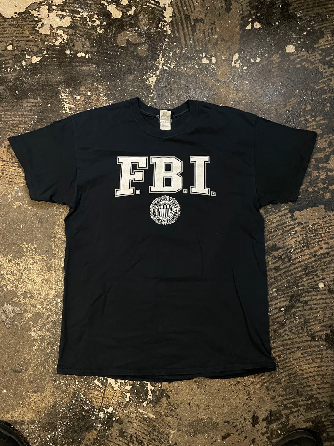 빈티지 FBI 티셔츠 상품이미지1