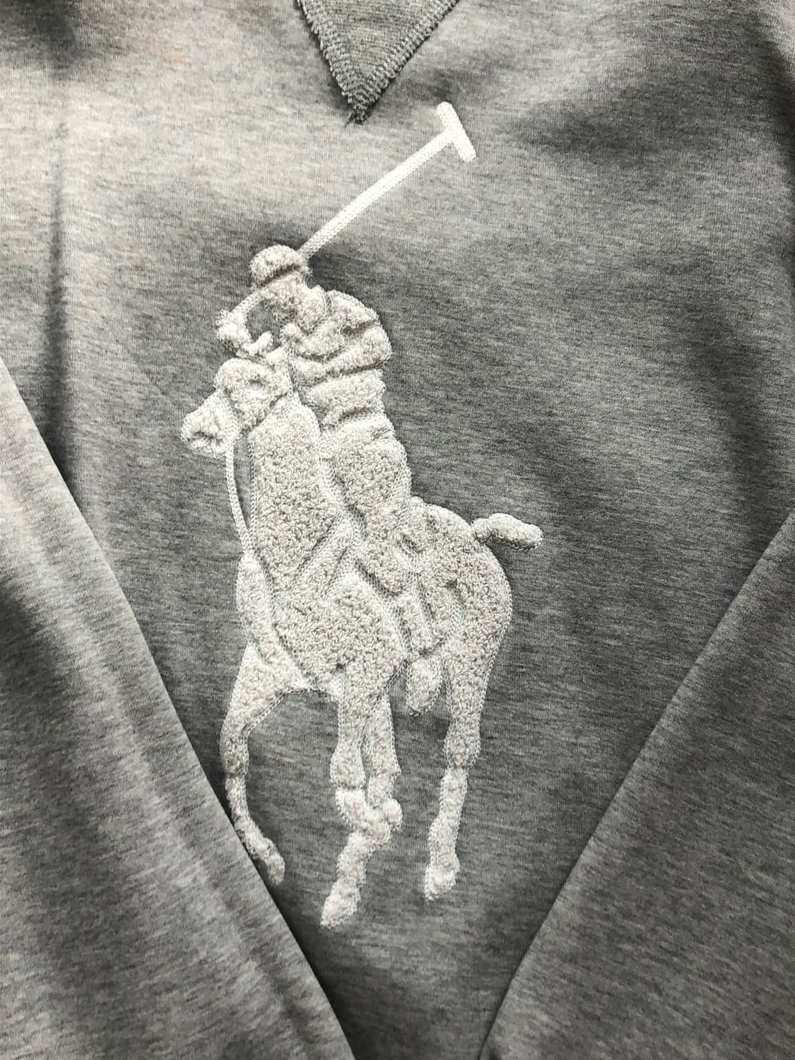 폴로 빅포니 맨투맨 그레이 상품이미지2