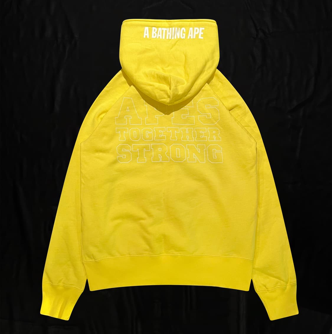 베이프 옐로우 후드집업 상품이미지2