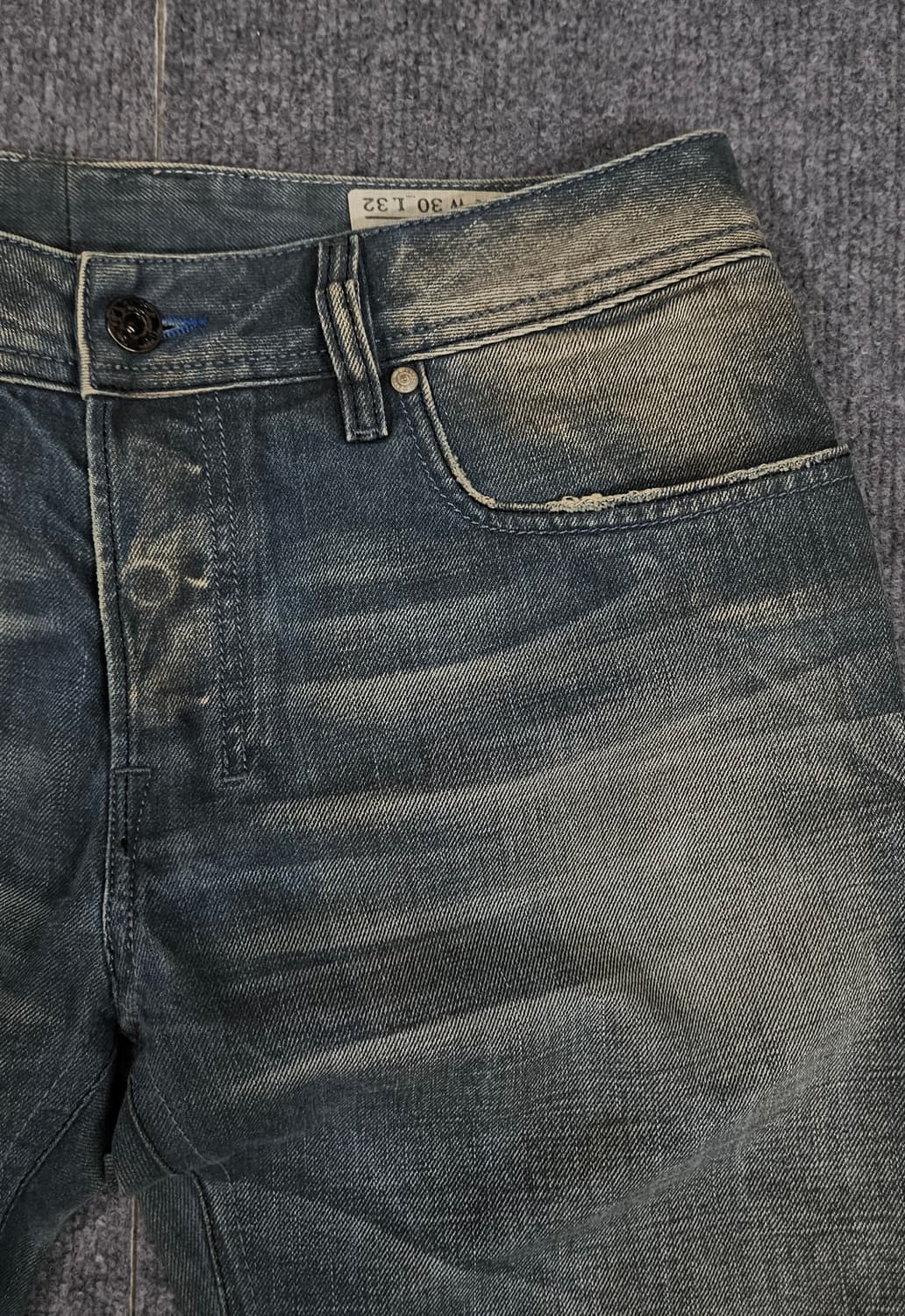 디젤 자탄 빈티지 워싱 팬츠 W30 L32(급처) 상품이미지2