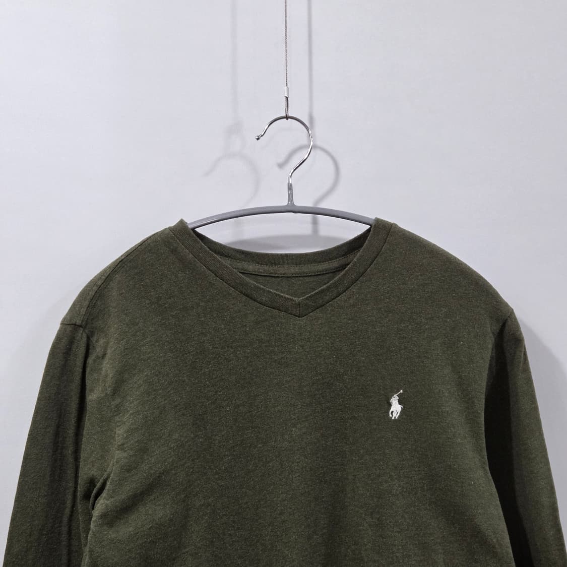 폴로랄프로렌 키즈 브이넥 롱슬리브 M/10/12 상품이미지2