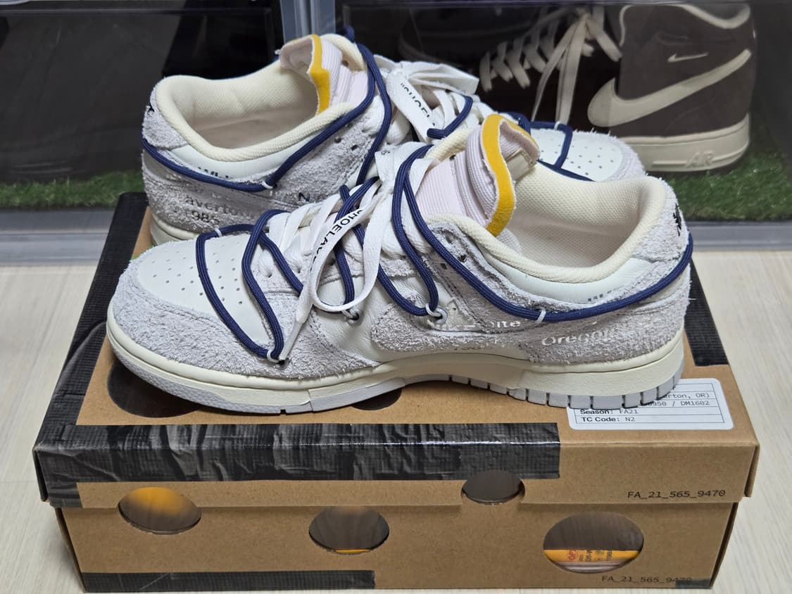 [판매](260)오프화이트 X 나이키 덩크 로우 더 50 - 로트 18 상품이미지3