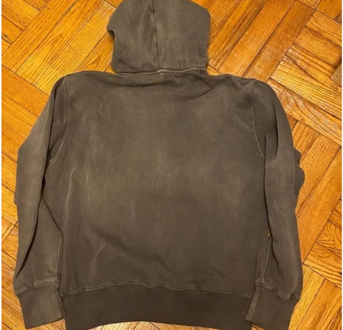 M >L 교환 RRL 더블알엘 랜치 로고 워싱 후드티 브라운 상품이미지6