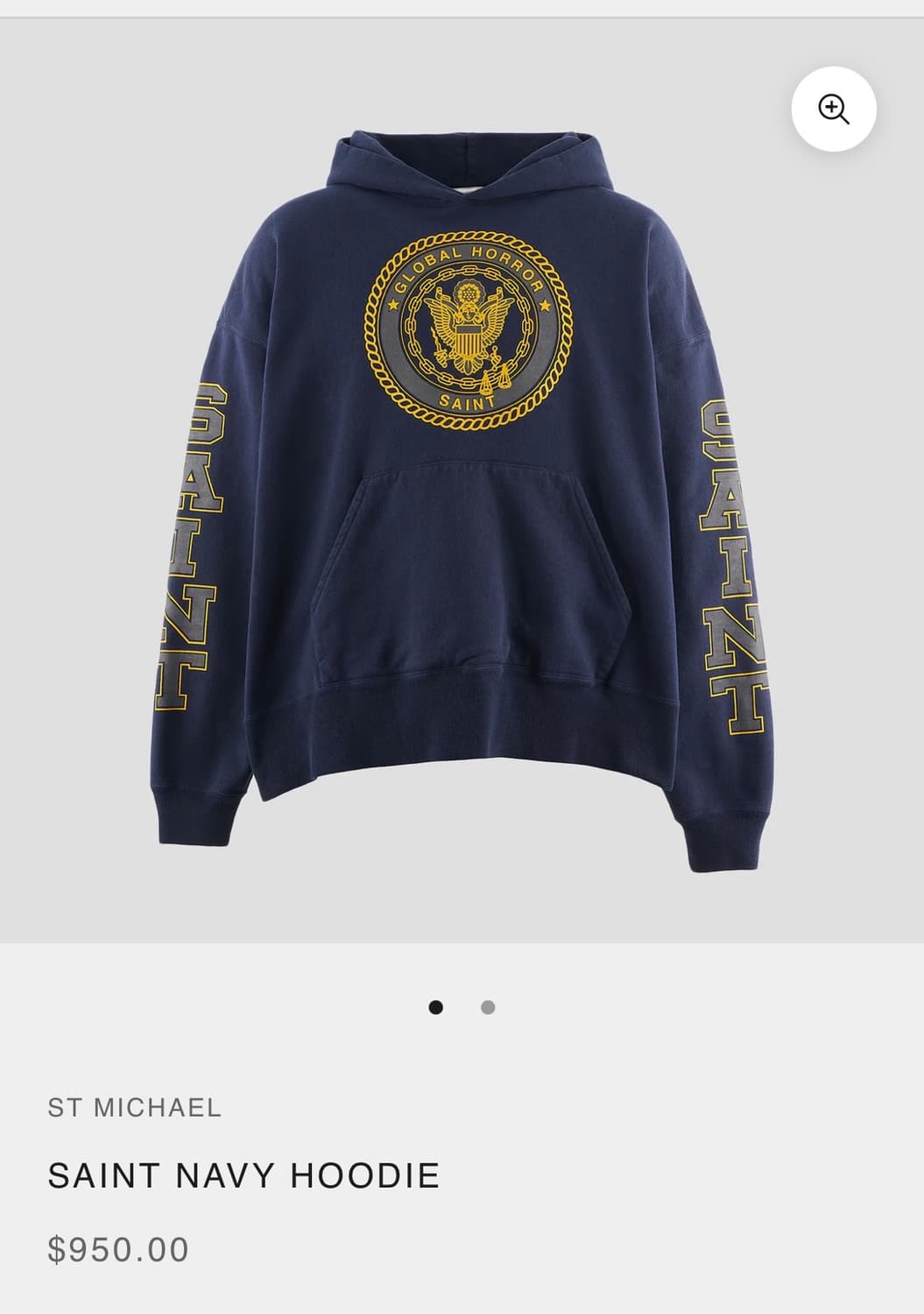 Saint Michael 원본) Vintage US Navy Hoodie 상품이미지8