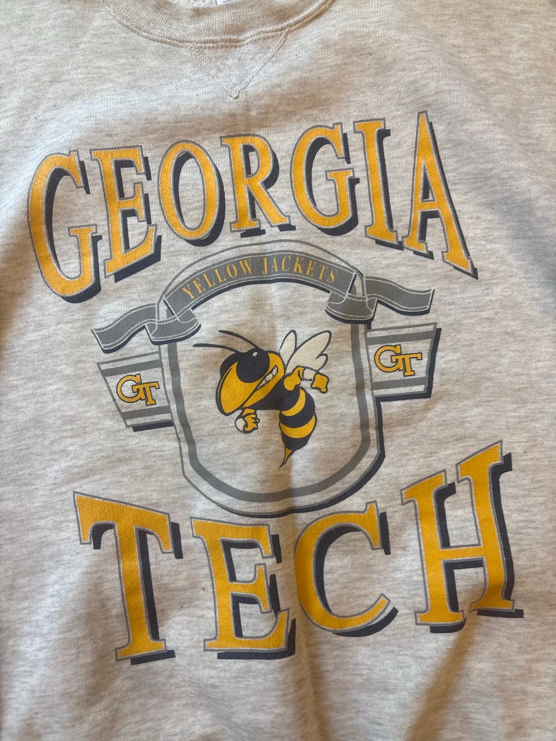 90s 러셀 애슬레틱 Georgia Tech 스웻셔츠 L 상품이미지2