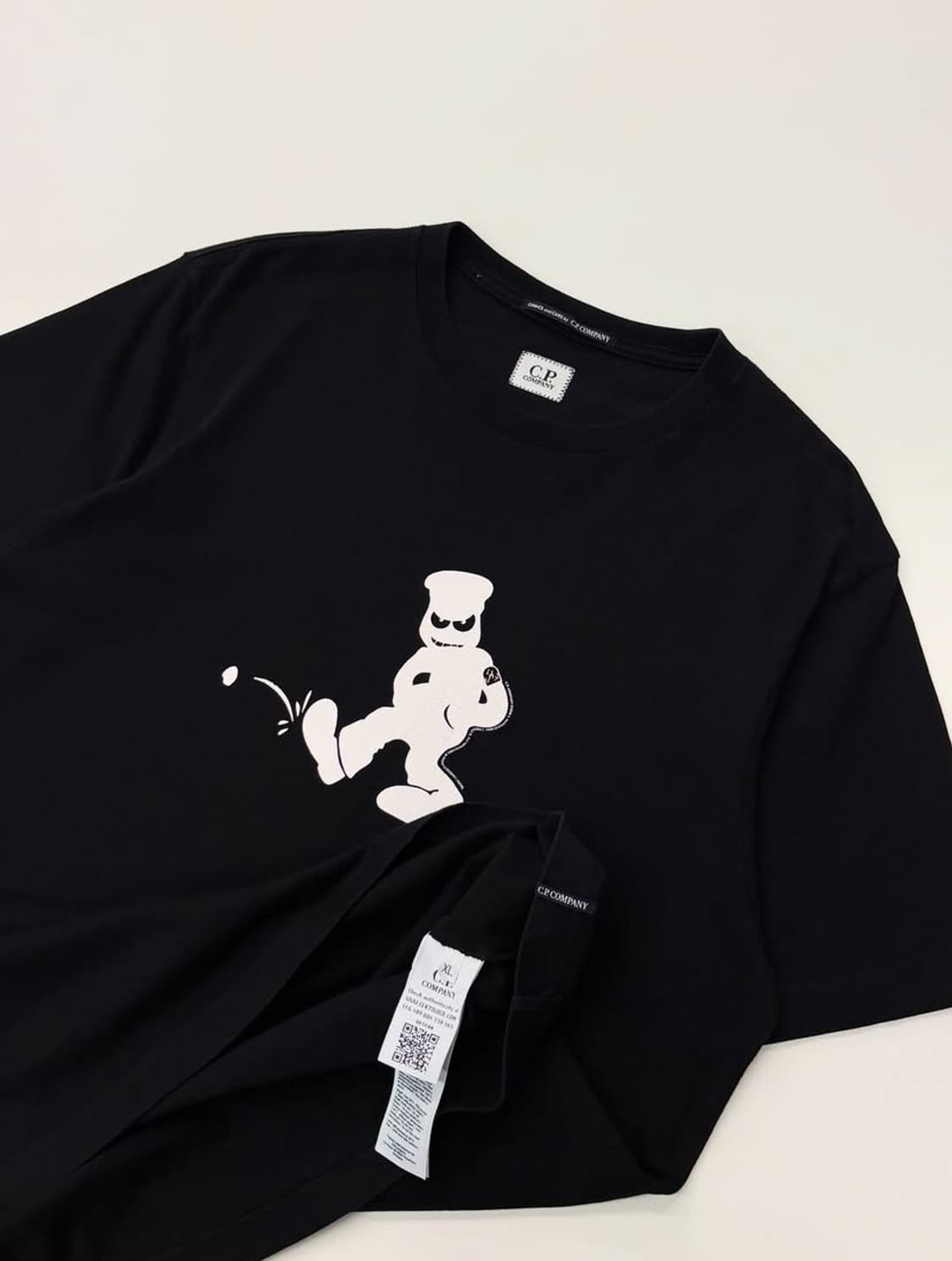 CP Company 씨피컴퍼니 프린팅 블랙 반팔 티  상품이미지1