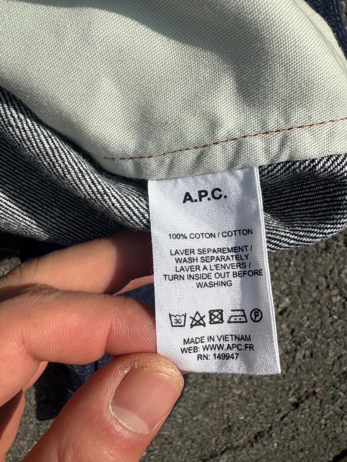 아페쎄 2세대 데님자켓 B208 상품이미지4