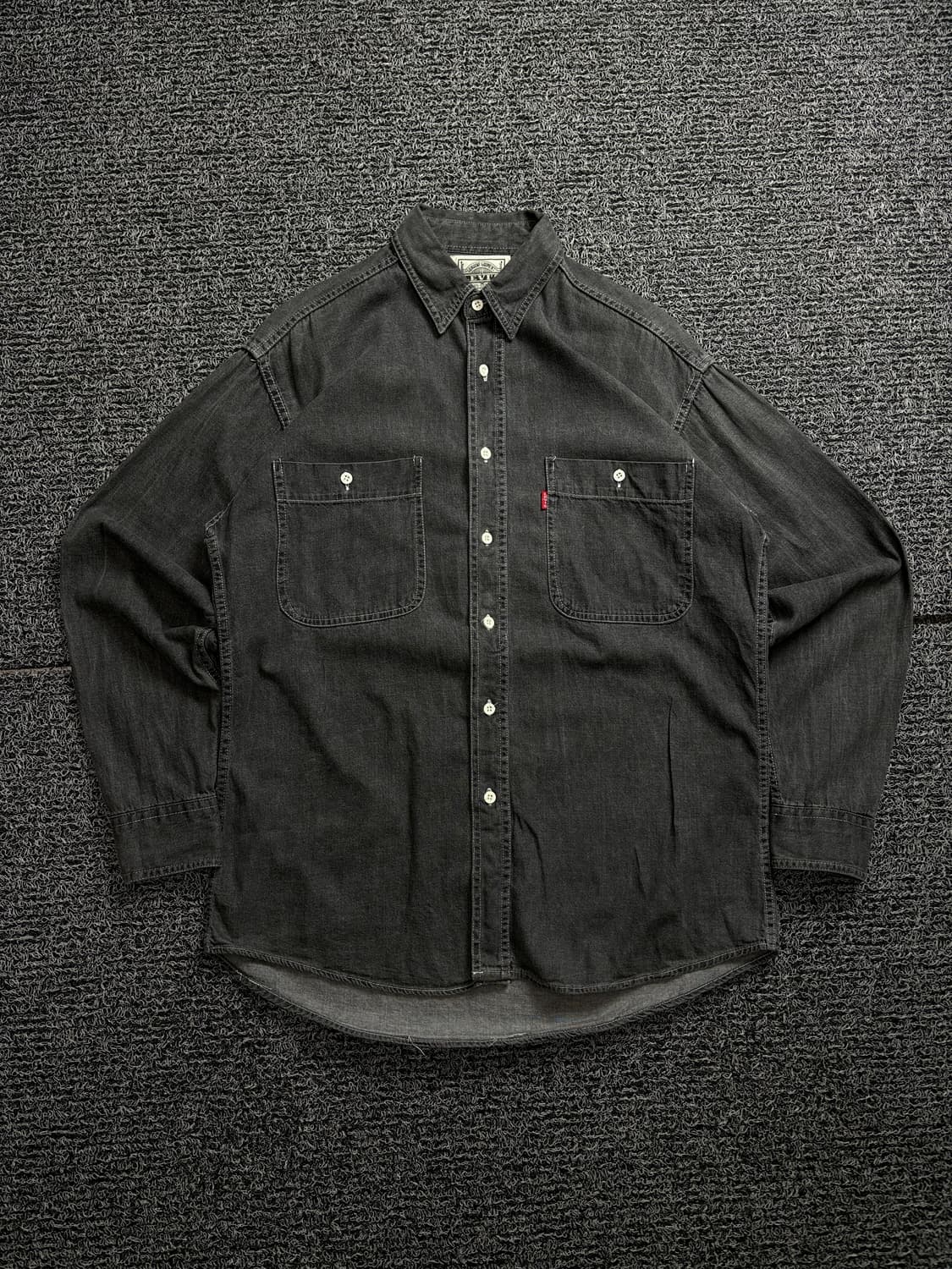 00s 리바이스 USA 웨스턴 아메카지 흑청 셔츠 1841 상품이미지2