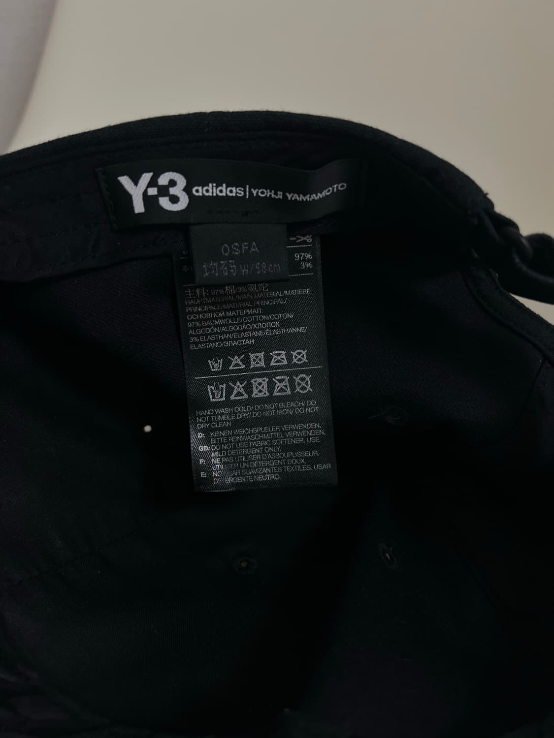 Y-3 로고 캡 상품이미지5
