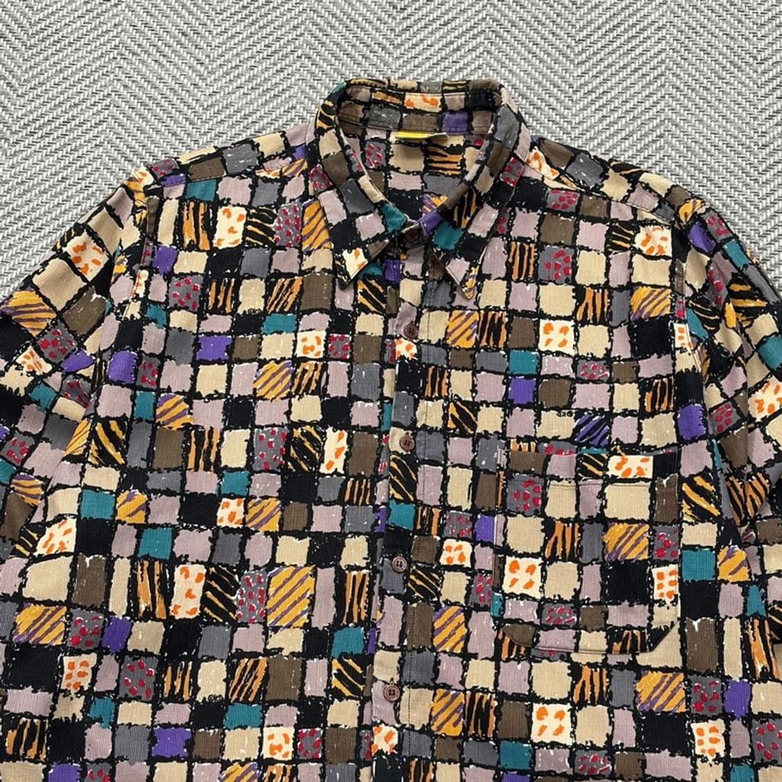 DONE 패턴 체크 셔츠 v2446 상품이미지3