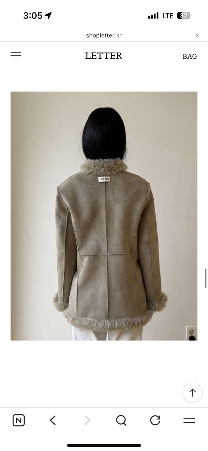 letter Diane shearling coat 샵레터 시어링코트 상품이미지4