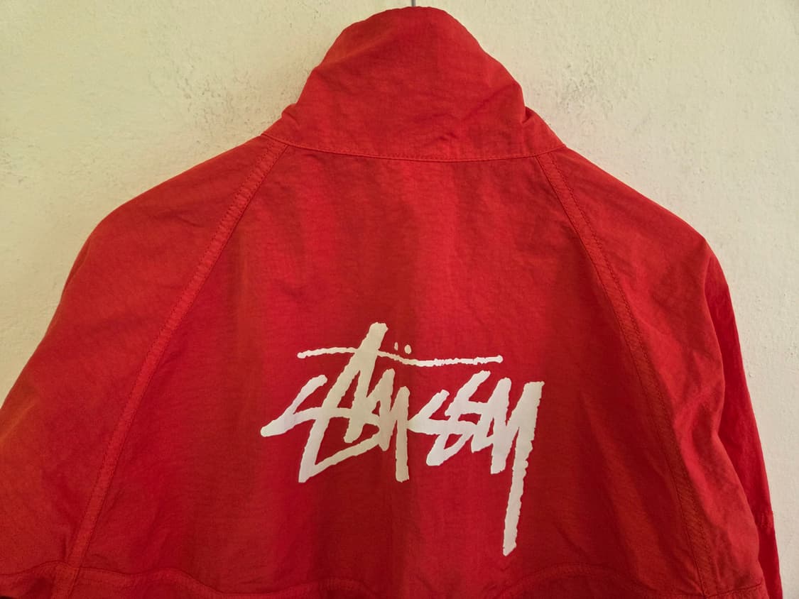 나이키 스투시 콜라보 윈드러너 자켓 M 레드 상품이미지7