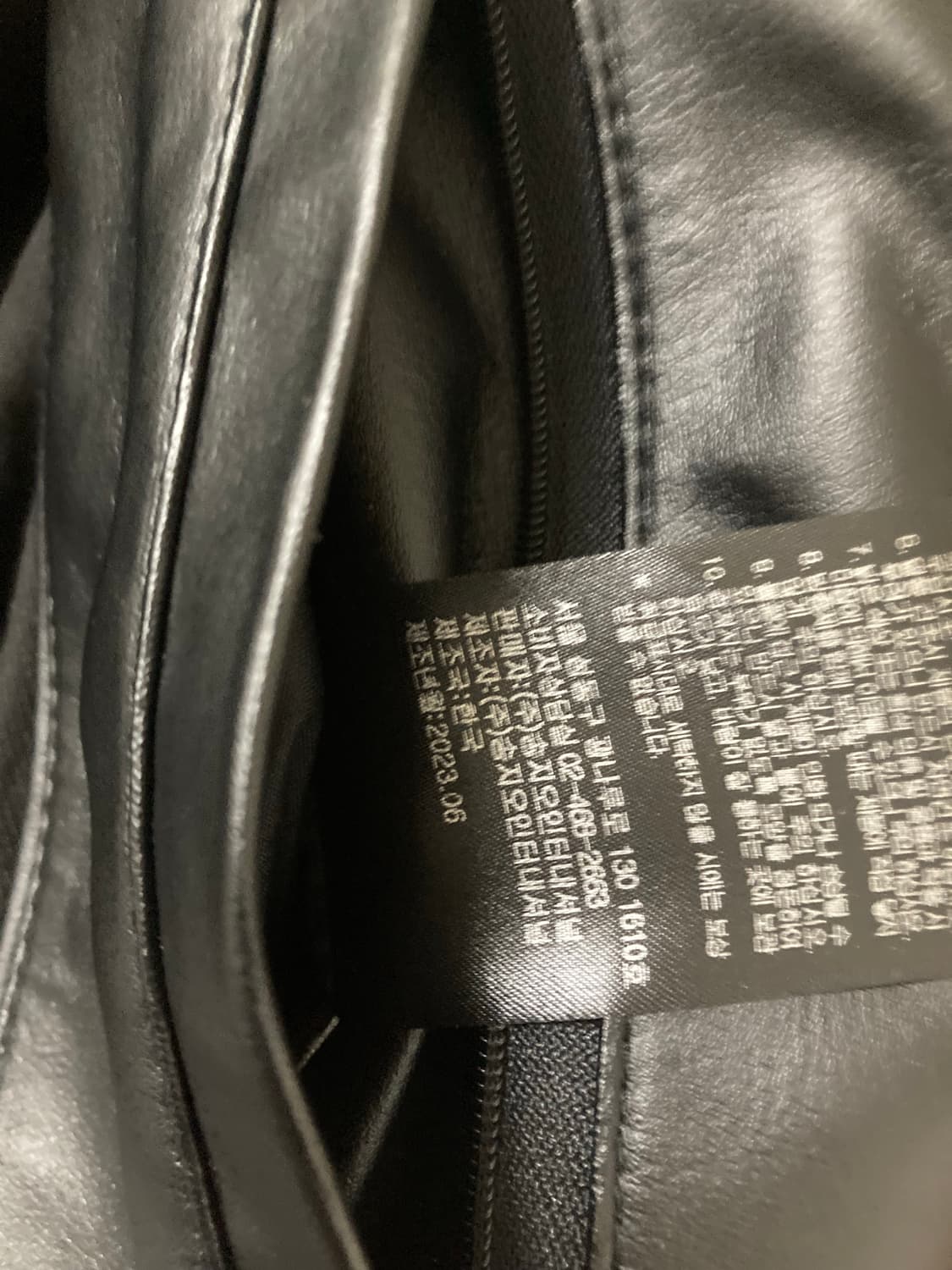 송지오옴므 가죽자켓 105 상품이미지4