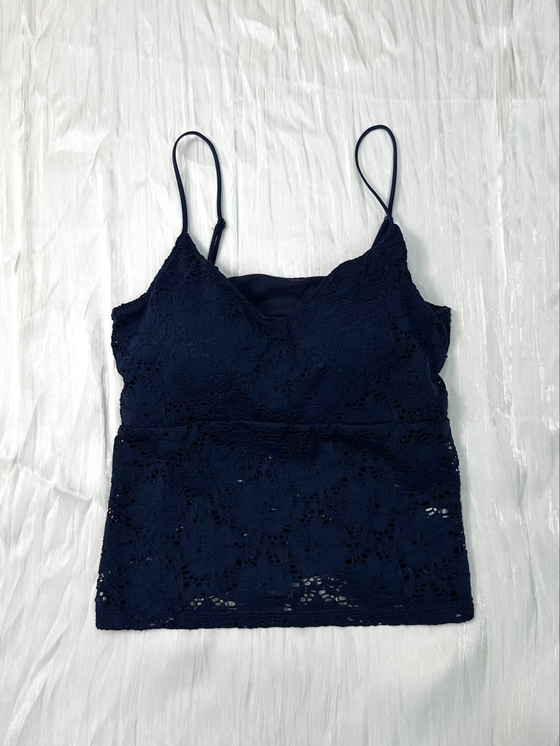 Navy lace sleeveless 상품이미지4