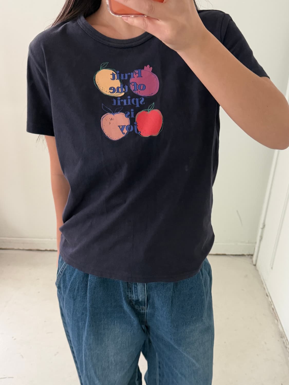 일본빈티지 후르츠 반팔티 상품이미지3