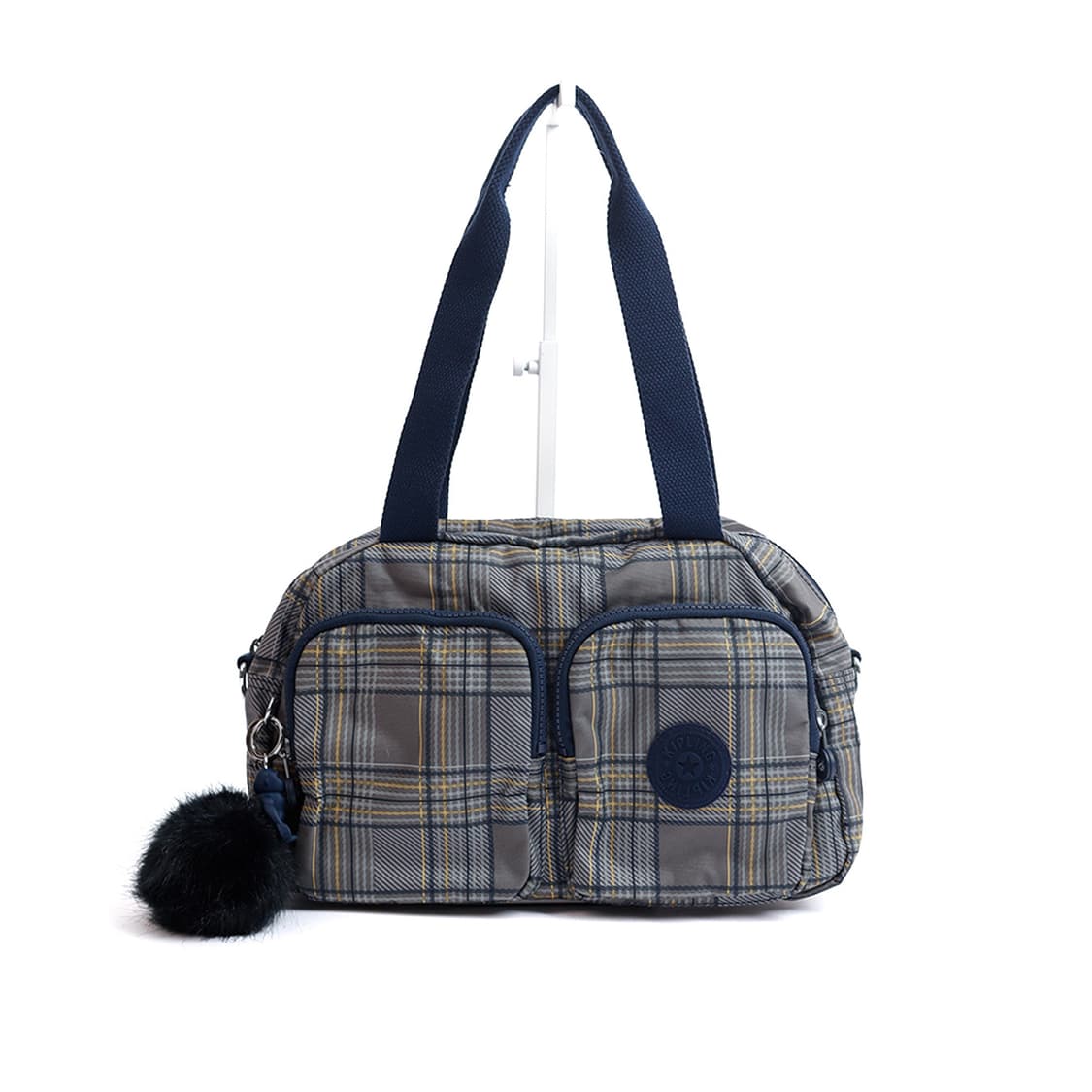 [Kipling] 체크패턴 멀티 포켓 나일론 토트백 상품이미지2