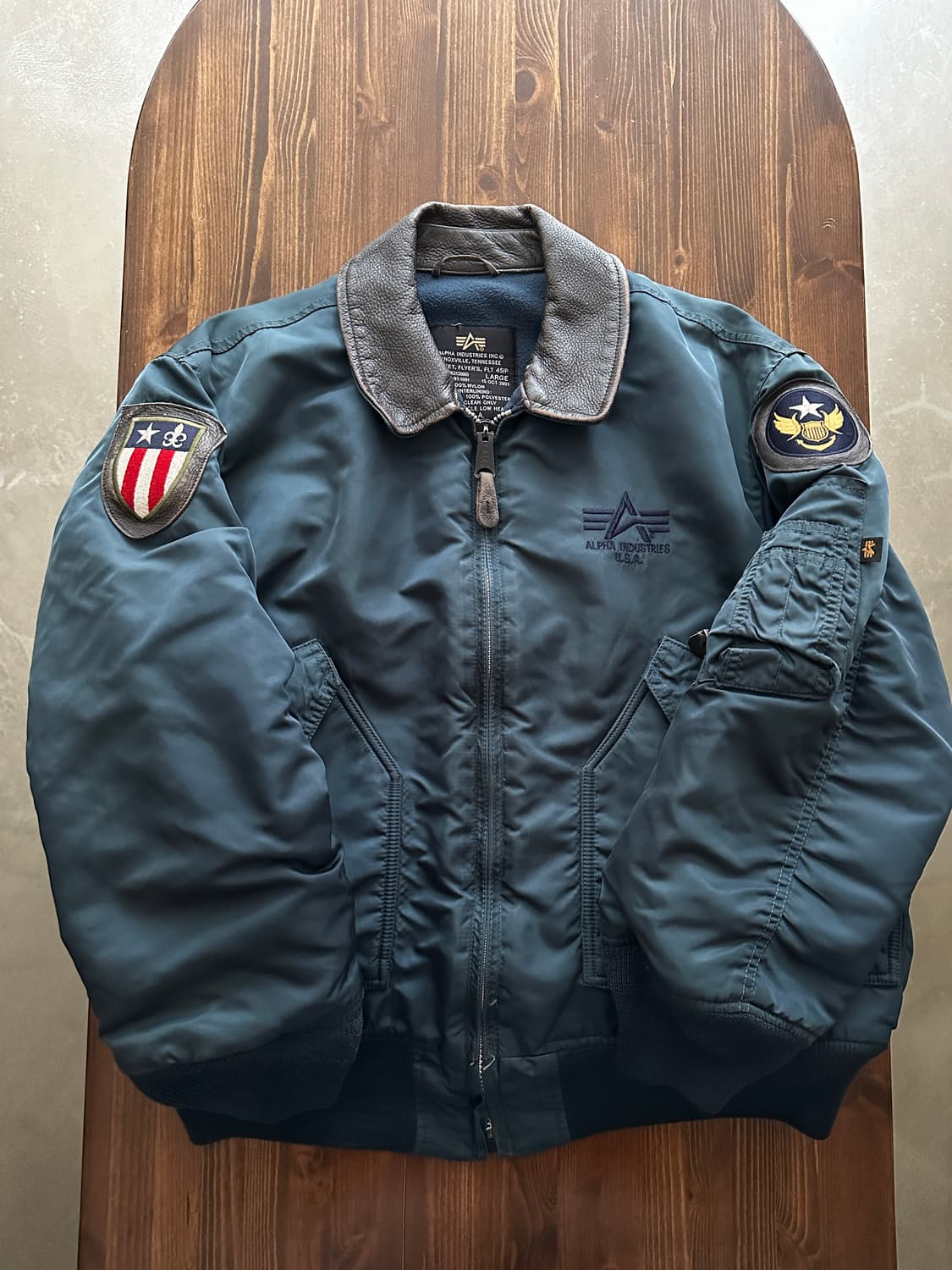 알파인더스트리 cwu 패치 플라이트 자켓 상품이미지1