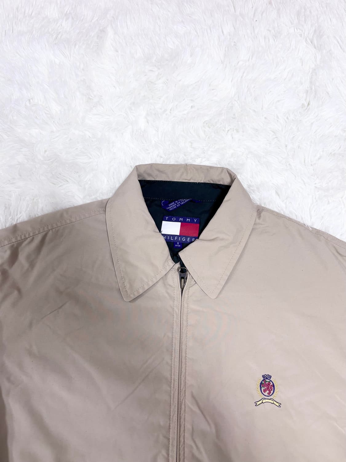 타미힐피거 90‘s 월계수로고 베이지 스윙톱 자켓  상품이미지5