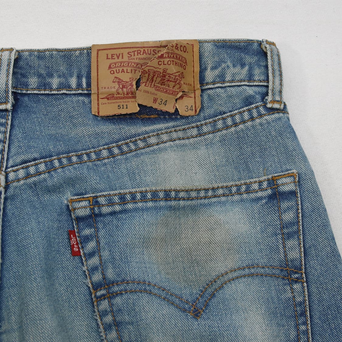 (착용컷) 90's 리바이스 511  (남성용 33) 상품이미지9