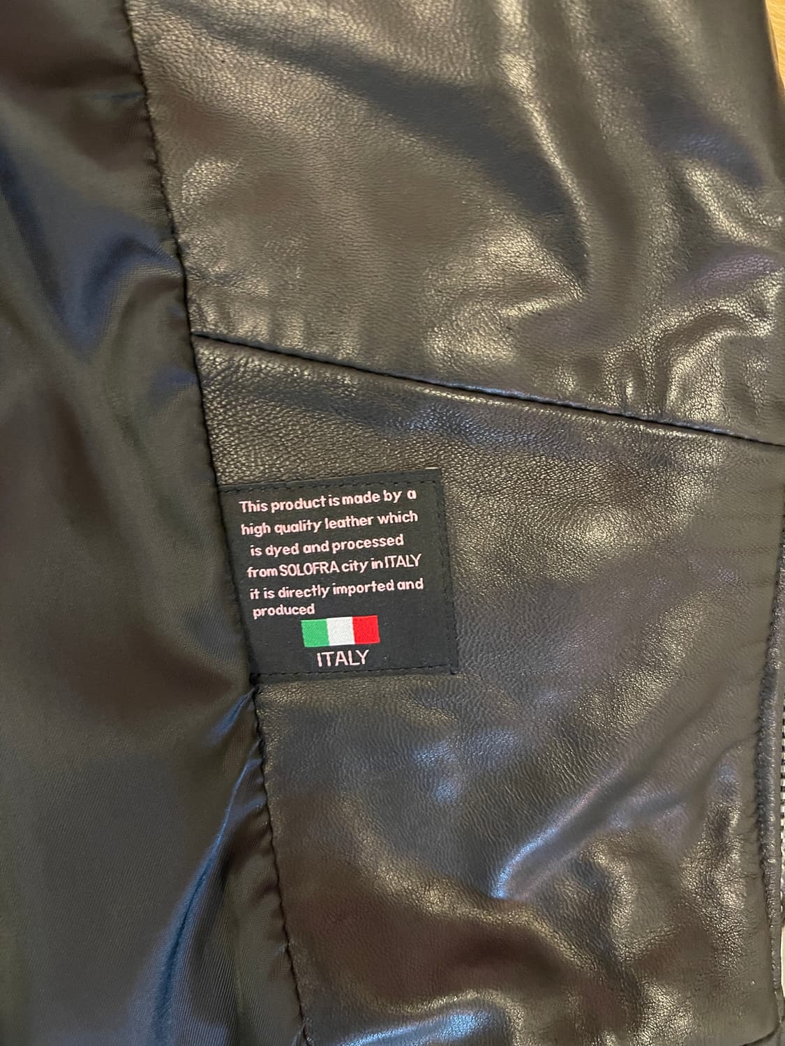 HOLY NUMBER 7 프린지 램스킨 라이더 자켓  상품이미지7