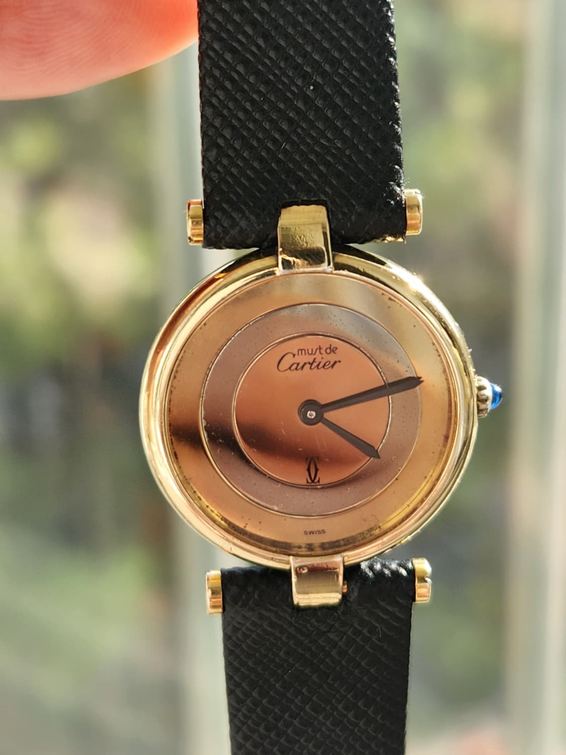 레어] 까르띠에 빈티지 머스트 방돔(vendome) 트리니티 다이얼 시계 상품이미지1