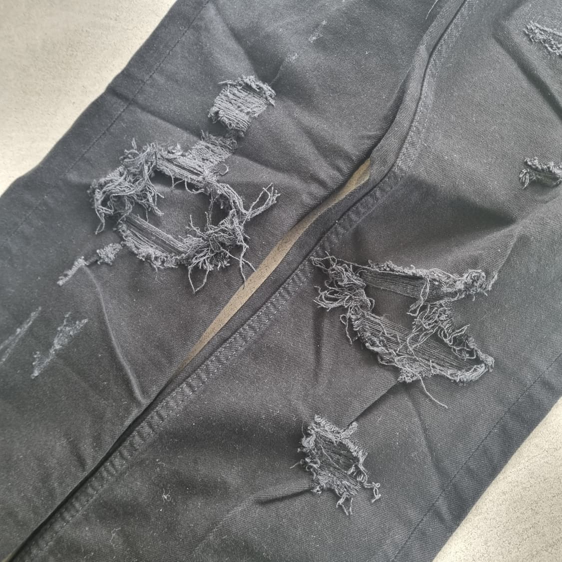 새제품 일본 리바이스 511블랙슬림 데미지청바지 GD 찟청스키니 32 상품이미지9