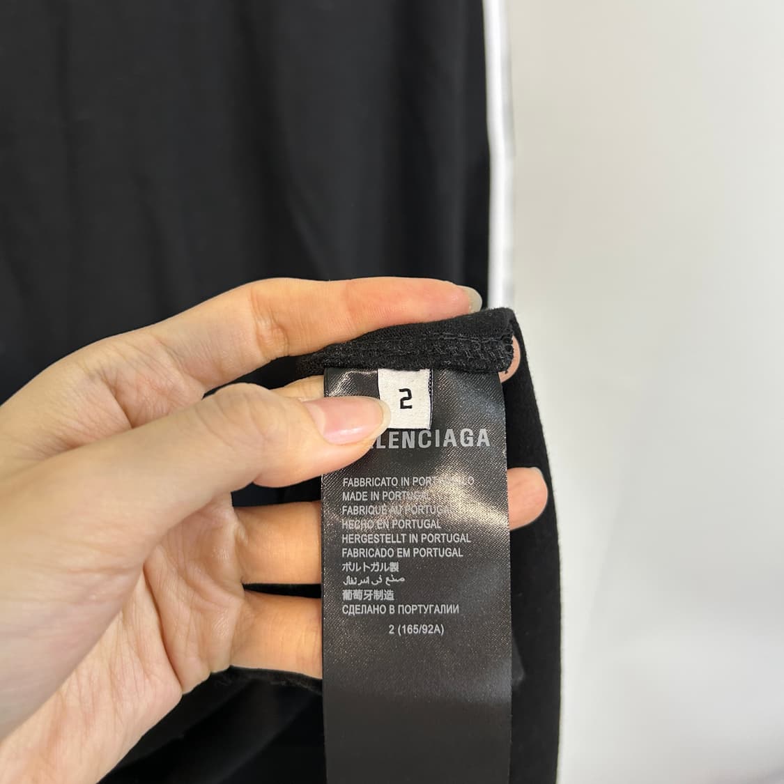 발렌시아가 아디다스 롱슬리브 2사이즈 새상품급 상품이미지4